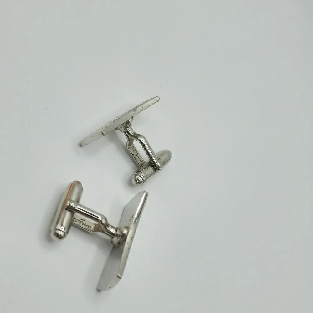 Men's Vintage silver cuff links